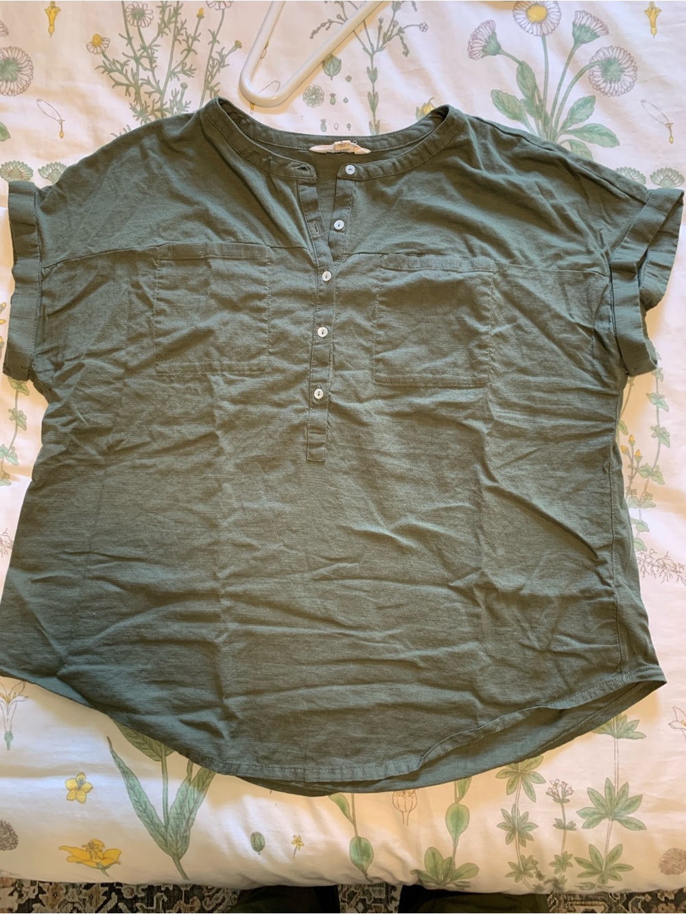 Olive Green Henley T